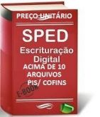CORREÇÃO ACIMA DE 10 ARQUIVOS PIS/ COFINS VALOR POR ARQUIVO
